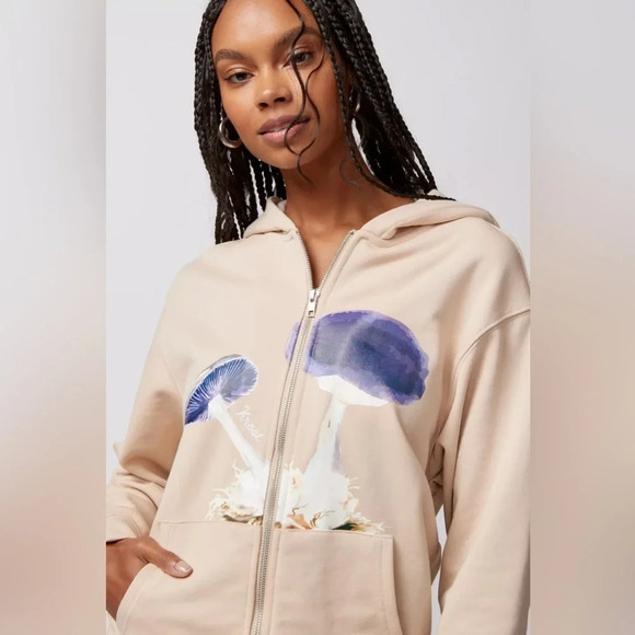 Krost Other - KROST Mushroom Zip Hoodie Sweatshirt, Neutral, XL, NWT